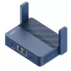 Nešiojamasis maršrutizatorius Cudy TR3000 AX3000 Wi‑Fi 6, Gigabit Ethernet WAN/LAN, USB-A, išorinės antenos, mėlynas