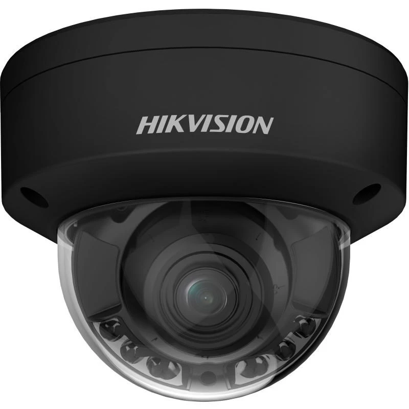 Hikvision Pro Series su ColorVu DS-2CD2747G2HT-LIZS(2.8-12)/eF/BLK Turret IP apsaugos kamera, vidaus ir lauko, 2688 x 1520 pikselių, lubų montavimui