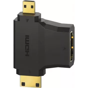 Hama 00305020 HDMI adapteris, HDMI Type A (standartinis) į HDMI Type C / HDMI Type D, juodas
