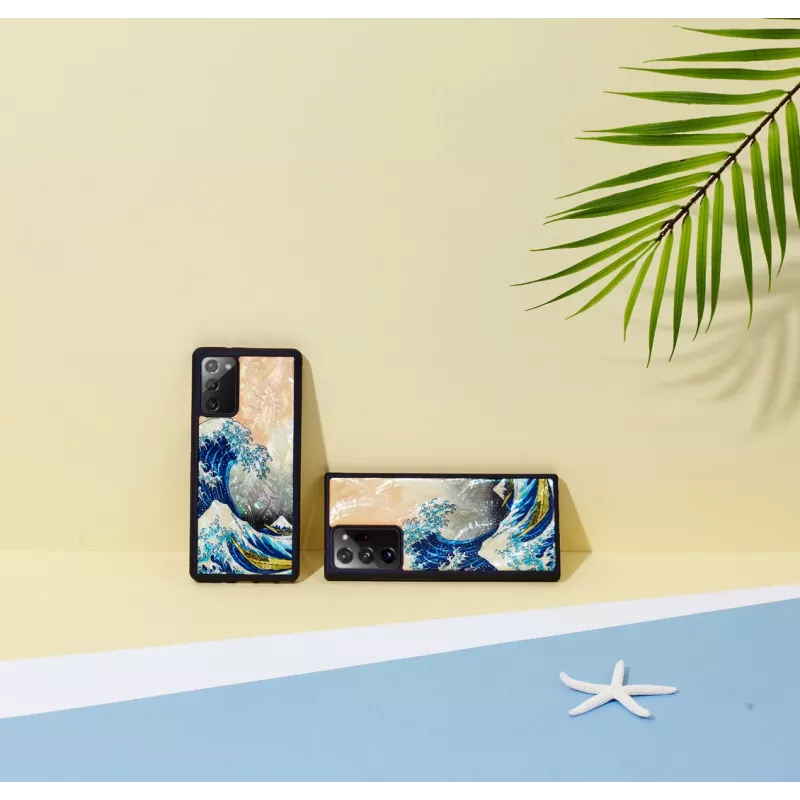 Apsauginis dėklas iKins Samsung Galaxy Note 20 su Didžiosios bangos piešiniu