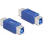 DeLOCK 67228 lyties keitiklis USB Type-B mėlynas