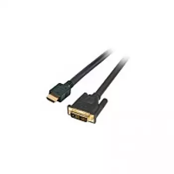EFB-Elektronik HighSpeed HDMI+ - DVI laidas, HDMI A - DVI 24+1 kištukas-kištukas 1 m, juodas