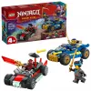 LEGO NINJAGO Statybiniai blokeliai 71840 Lenktynių dvikova Rogue prieš Drix