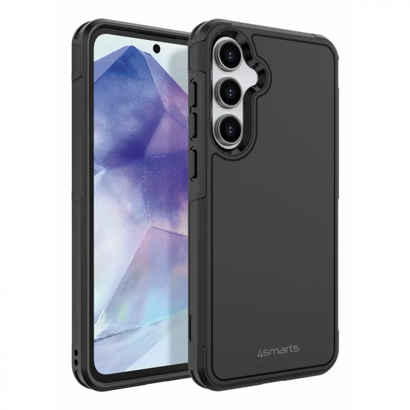 4smarts Samsung Galaxy A55 (6.6 colio) juodas apsauginis dėklas
