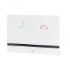 Vidinė domofono plokštė 2N Indoor Talk White – laidinė, grūdintas stiklas, montavimas ant sienos, 185×128×48,2 mm