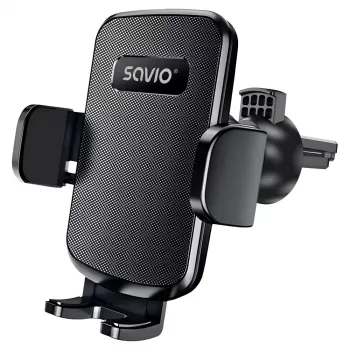 SAVIO CH-05 telefono laikiklis automobiliui, kabinamas ant ventiliacijos groteles