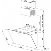 Sieninis gartraukis MAAN Vertical Glass 60 Black, stiklas/plienas, 595 mm, 135–320 m³/h, elektroninis valdymas
