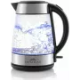 Elektrinis virdulys ETA Crystela II 1,7 L 2200 W, stiklinis korpusas, nerūdijantis plienas, juodi akcentai