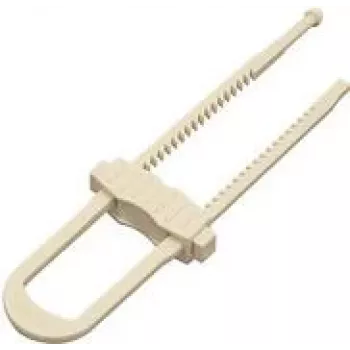 Vaikiška spintelės stumdoma spyna Olympia BS 805, balta, 6 vnt., 61×19×224 mm