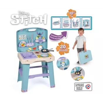 Virtuvėlė vaikams SMOBY Stitch Kitchen 7600311909 su aksesuarais
