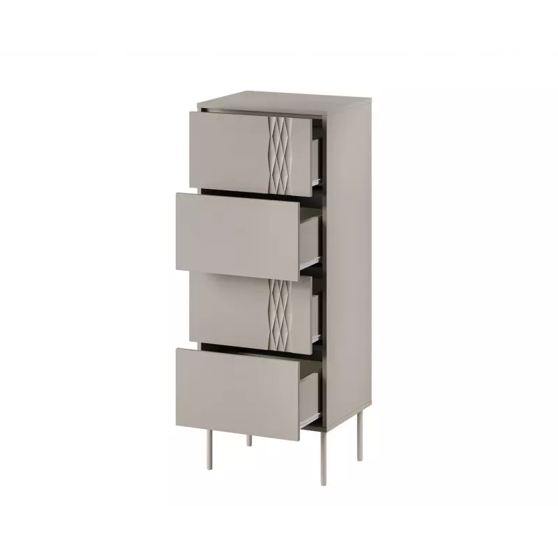 Cama 4S TRESSE komoda 50x40x125 kašmyro matinis