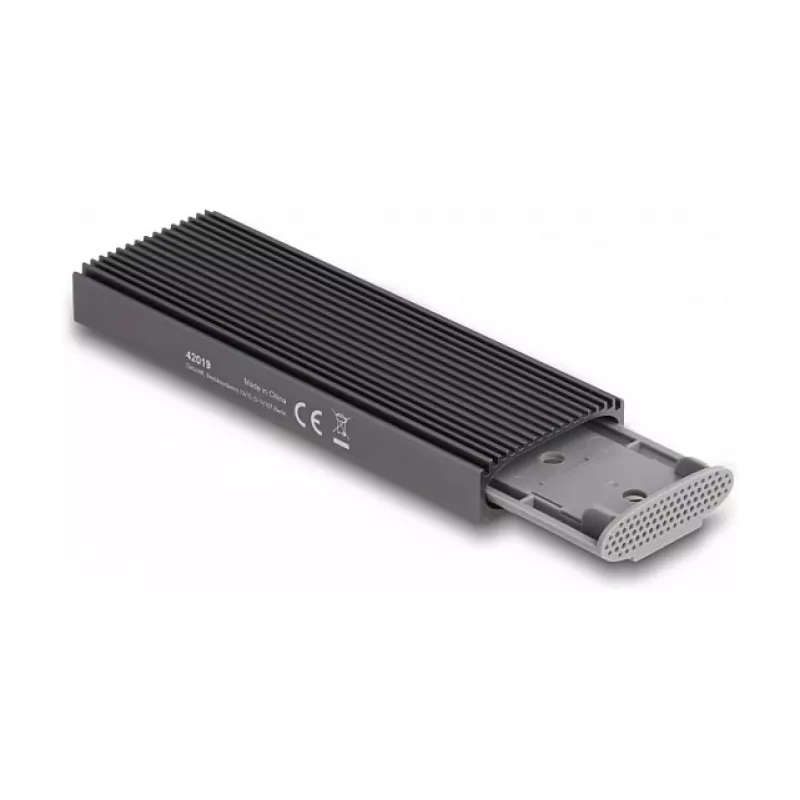 DeLOCK išorinis USB Type-C dėklas M.2 NVMe PCIe arba SATA SSD, be įrankių