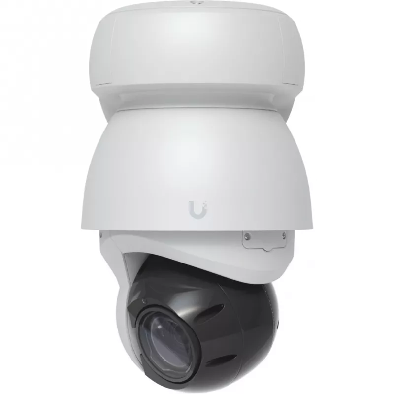 IP apsaugos kamera UBIQUITI UVC-AI-PTZ-W – AI PTZ pramoninė sferinė 3864×2160, 22× optinis priartinimas, 360° sukimasis, laidinė, Siena/Stulpas/Stalas, balta