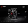 Vandens aušintuvas SAVIO BLADE SET 120 mm ventiliatorius 1800 RPM 32 dB Juodas