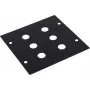 Omnitronic modulinis 2U skydelis su 6x lizdų jungtimis, 88×88 mm
