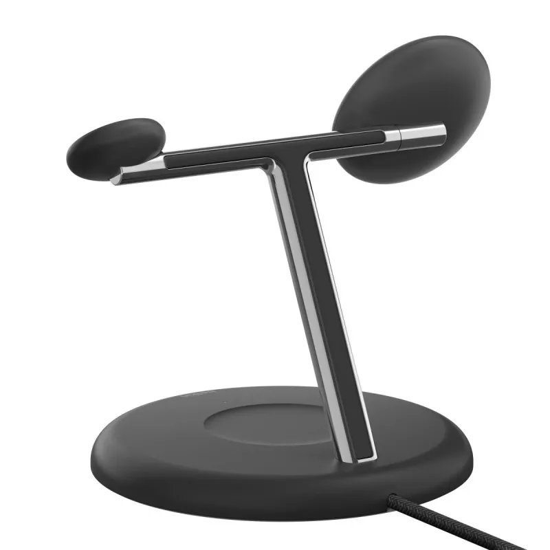 Belaidis kroviklis Belkin WIZ023VFBK juodas, USB, skirtas ausinėms, išmaniajam telefonui, išmaniajam laikrodžiui