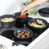 Puodų ir keptuvių rinkinys Russell Hobbs RH03321EU7 – 8 dalių, su keramine nelimpančia danga, tinka indaplovei