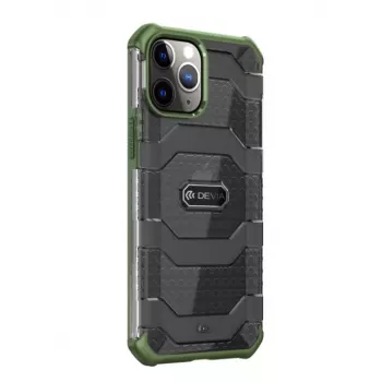 Apsauginis smūgiams atsparus dėklas Devia Vanguard, skirtas iPhone 12 Pro Max, žalias