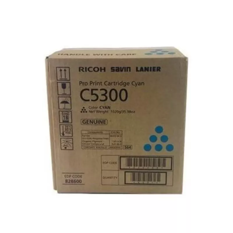 Ricoh C5300 (828604) Kasetė su toneriu, Cian