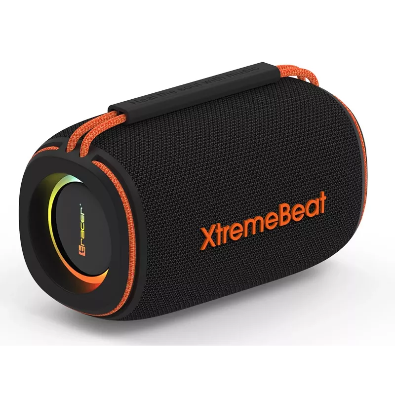 Tracer XtremeBeat Lite TWS nešiojamas Bluetooth garsiakalbis, juodas, 10 W