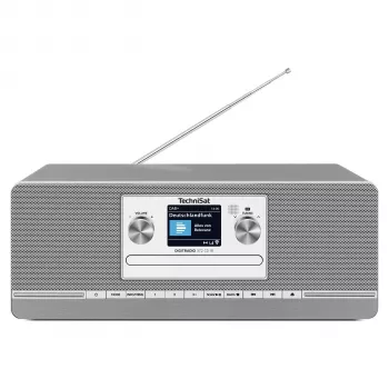 TechniSat DIGITRADIO 372 CD IR internetinis radijo imtuvas su CD, DAB+, FM, antracito ir sidabro spalvos