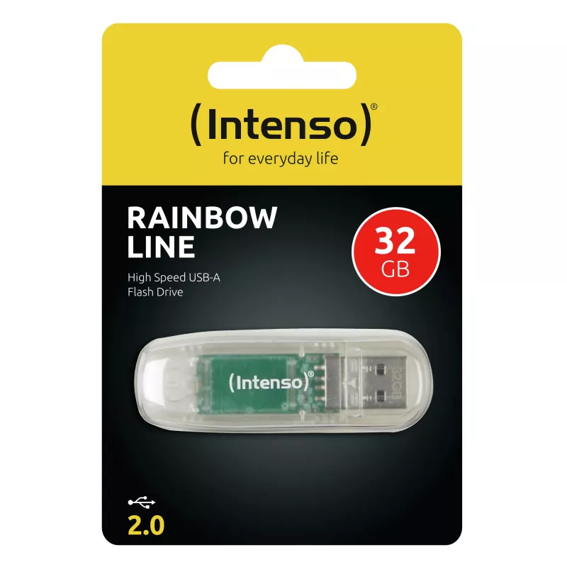 INTENSO 3502480 atmintukas USB 2.0 32 GB permatomas