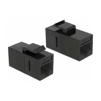 Keystone modulis DeLOCK 86629 Plokščias Juodas RJ-45