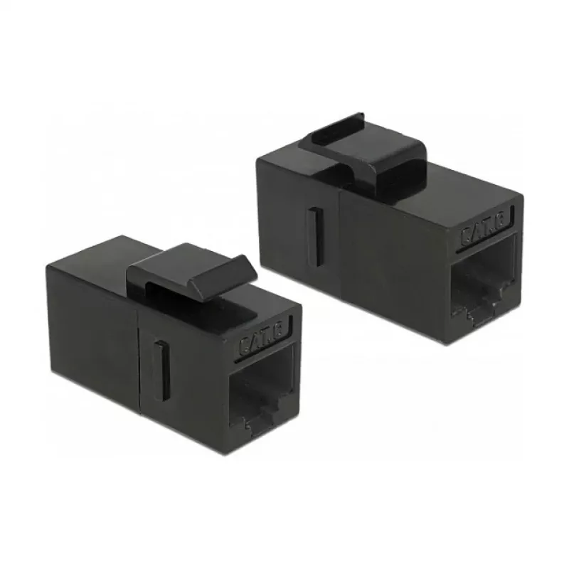 Keystone modulis DeLOCK 86629 Plokščias Juodas RJ-45