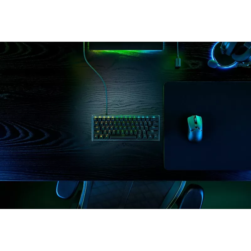 Razer Huntsman V3 Pro Mini klaviatūra žaidimams USB QWERTZ vokiška juoda