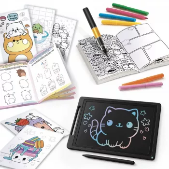Kūrybinis rinkinys „Manga laboratorija“ – piešimo planšetė ir priedai