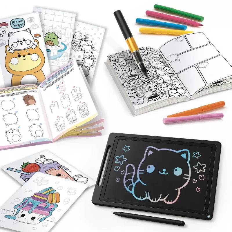 Kūrybinis rinkinys „Manga laboratorija“ – piešimo planšetė ir priedai