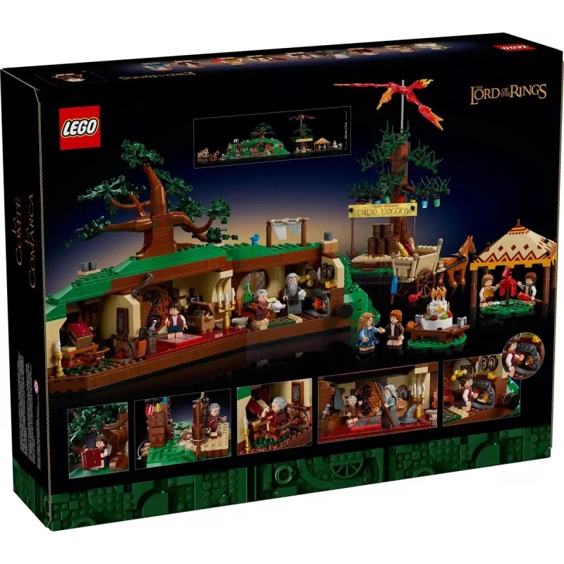 LEGO ICONS 10354 Žiedų valdovas: Hobitų kaimas