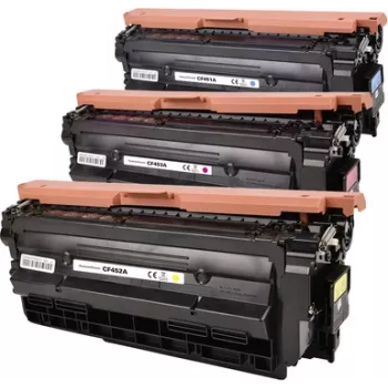 Renkforce kasetė, skirta HP 201X, CF253XM suderinamas Kombinuotas rinkinys Cyan, Magenta, Geltona 2300 puslapių RF-Toner-HP201XDCMY RF-6922872