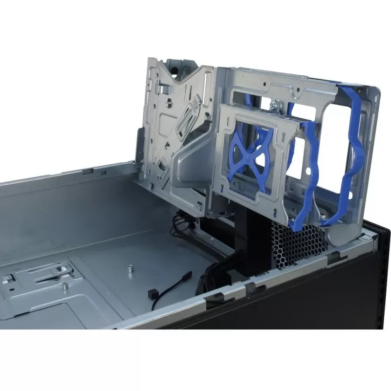 Korpusas Inter-Tech IT-503 - SFF - Mini-ATX - be maitinimo šaltinio (TFX12V) - matinė juoda - USB/Garsas (88881270)