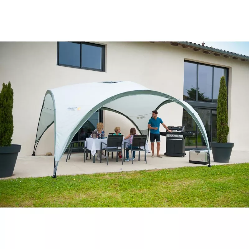 Paviljonas renginiams COLEMAN, 4,5 x 4,5 m (šviesiai pilka/pilka)