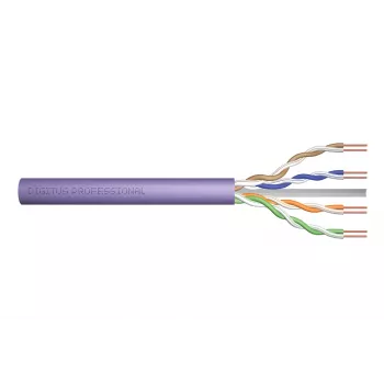 Tinklo kabelis Digitus Cat.6 U/UTP 305m Violetinė