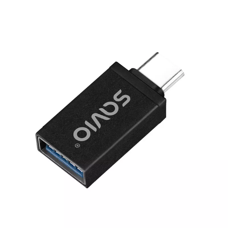 Savio AK-80 vaizdo kabelio adapteris 0 m USB-A į USB-C juodas