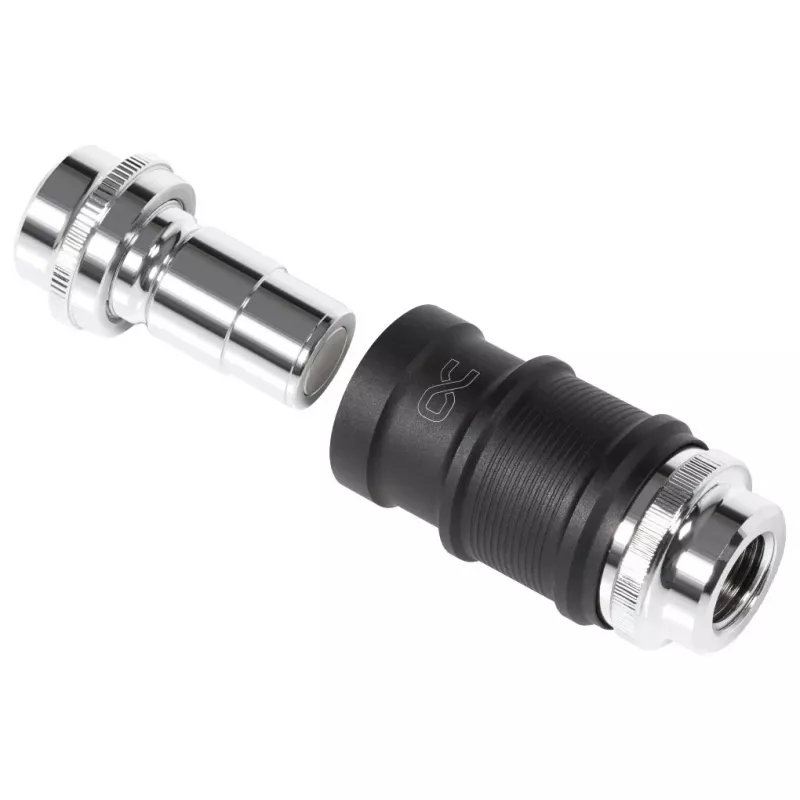 Vandens bloko adapteris Aquatuning GmbH 13857 Žalvaris Nikelis Plastikas Juodas Chromas