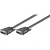 Wentronic Goobay DVI-D FullHD Dual Link kabelis, juodas, 1,8 m - DVI-D kištukas Dual-Link (24+1 kontaktas) > DVI-D kištukas Dual-Link (24+1 kontaktas) (93573)