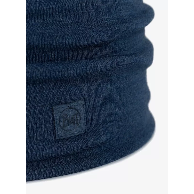 Buff merino vilnos kaklo ir veido šildytuvas modelis 113018.779.10.00 — sunkus, besiūlis, unisex, mėlynas