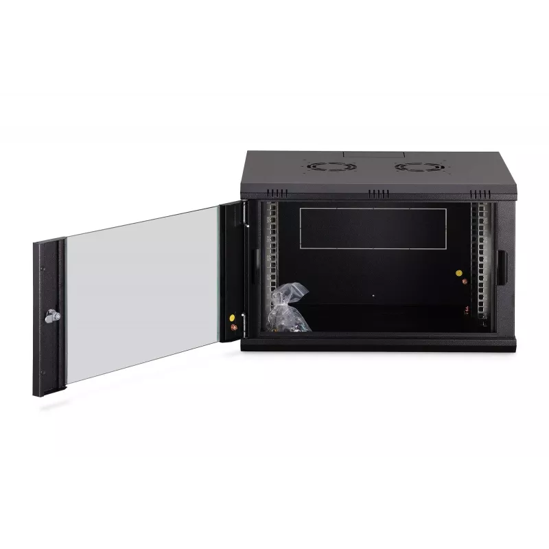 Sieninis 19 colių spintos stovas DIGITUS Dynamic-N DN-37101 — 7U, 600x450 mm, IP20, rakinamas, nesurinktas
