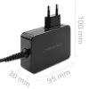 GaN maitinimo adapteris QOLTEC 52387 90W 1x USB‑C 5–20V