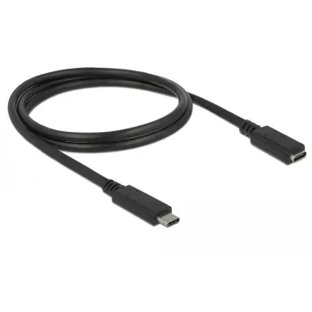 USB laidas DeLOCK 85533 USB 3.2 Gen 1 1 m USB-C juodas