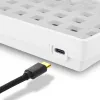 Žaidimų klaviatūra Sharkoon SKILLER SGK50 S3 „Barebone“ balta (be jungiklių ir dangtelių)