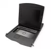 Rack konsolė VALUE 26.99.0163 – 17 colių (43,2 cm) 1280×1024, USB klaviatūra ir pelė, 1U, juoda