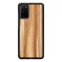 Dėklas Samsung Galaxy S20+ man and wood cappuccino black – apsauginis dėklas su natūralia mediena