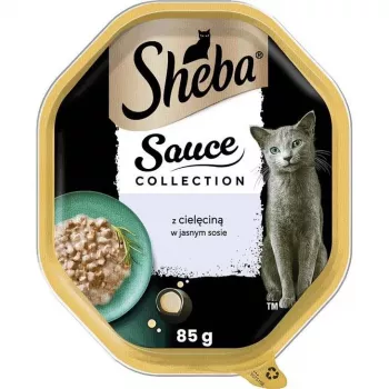 Šlapias kačių ėdalas maišelyje Sheba Tray Veršiena padaže 85 g