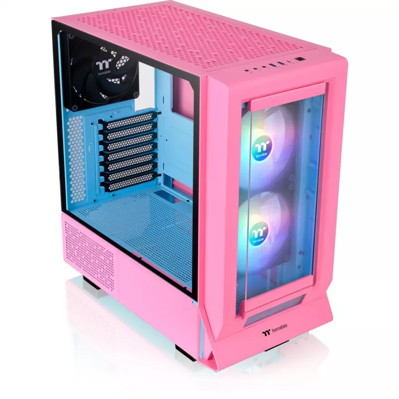 PC korpusas Thermaltake Ceres 350 MX Midi Tower Rožinis