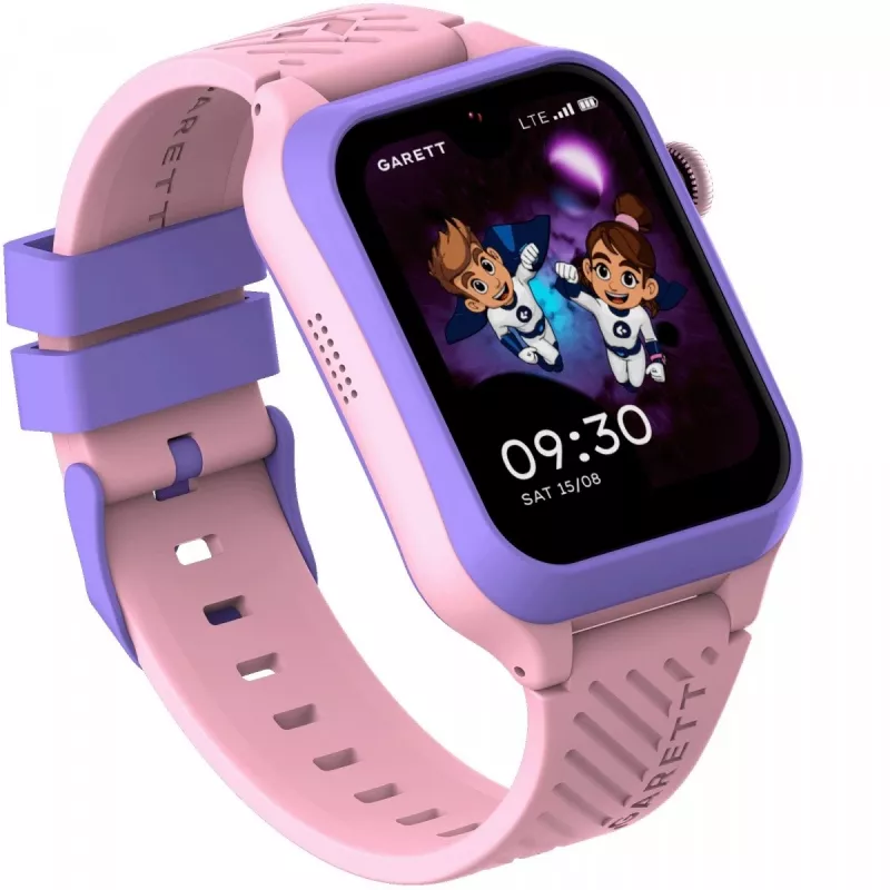 Vaikų išmanusis laikrodis Garett Kids Essa 2 4G Pink