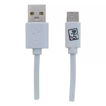 USB laidas 2GO 795925 1 m Micro-USB B USB C USB 3.2 Gen 1 Baltas